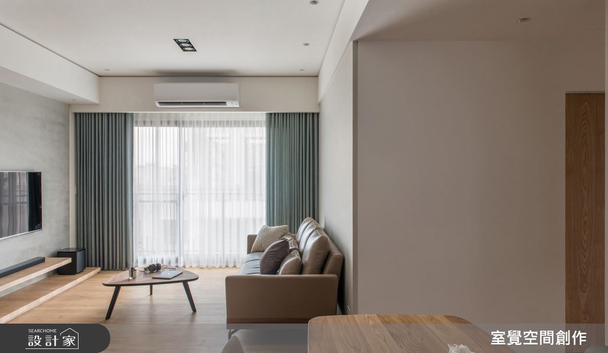 18坪新成屋(5年以下)＿現代風客廳案例圖片＿室覺空間創作＿室覺_22之4