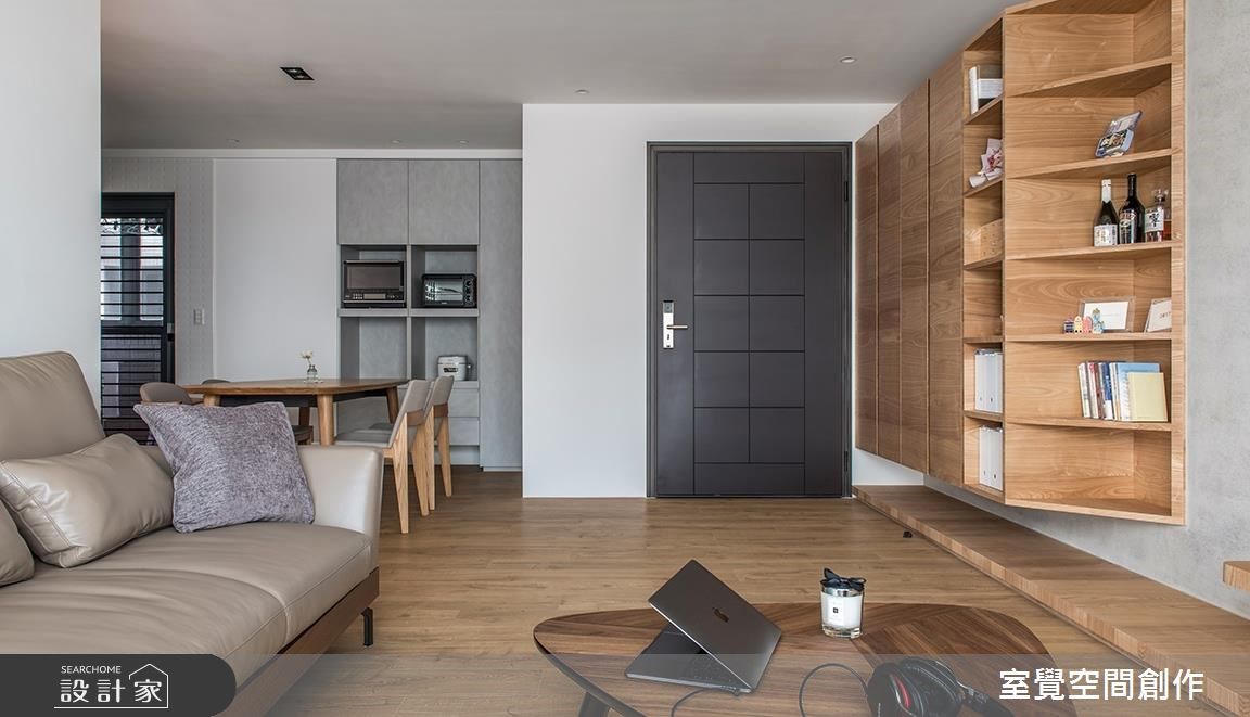 18坪新成屋(5年以下)＿現代風客廳案例圖片＿室覺空間創作＿室覺_22之5