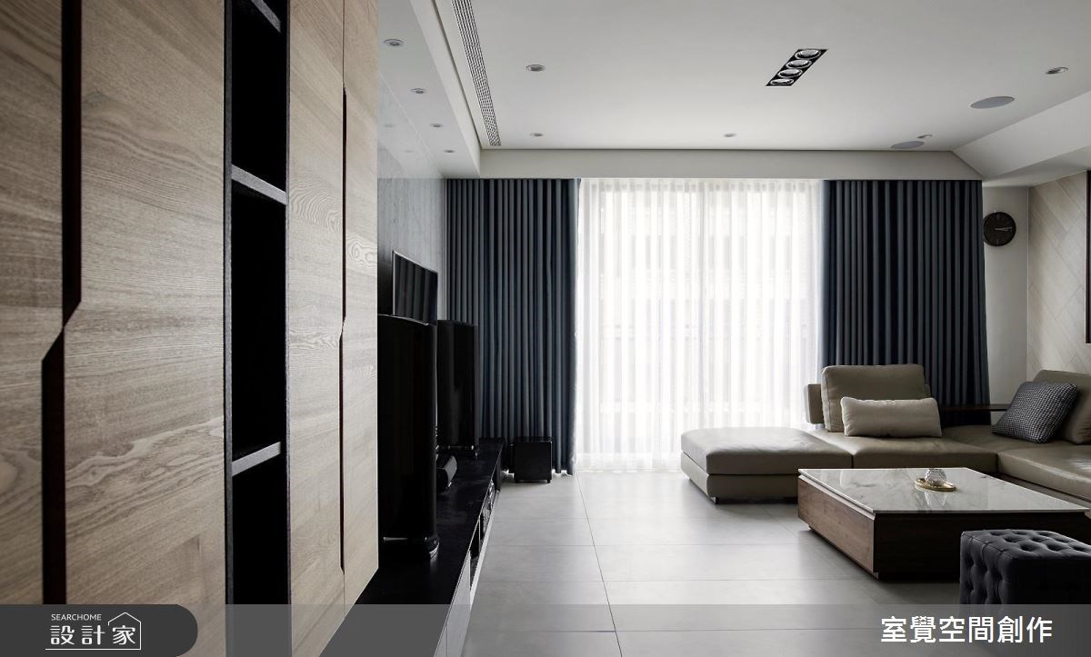 28坪新成屋(5年以下)＿現代風客廳案例圖片＿室覺空間創作＿室覺_23之1