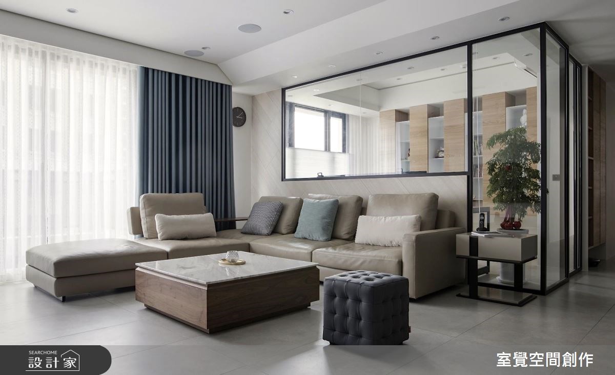 28坪新成屋(5年以下)＿現代風客廳案例圖片＿室覺空間創作＿室覺_23之2