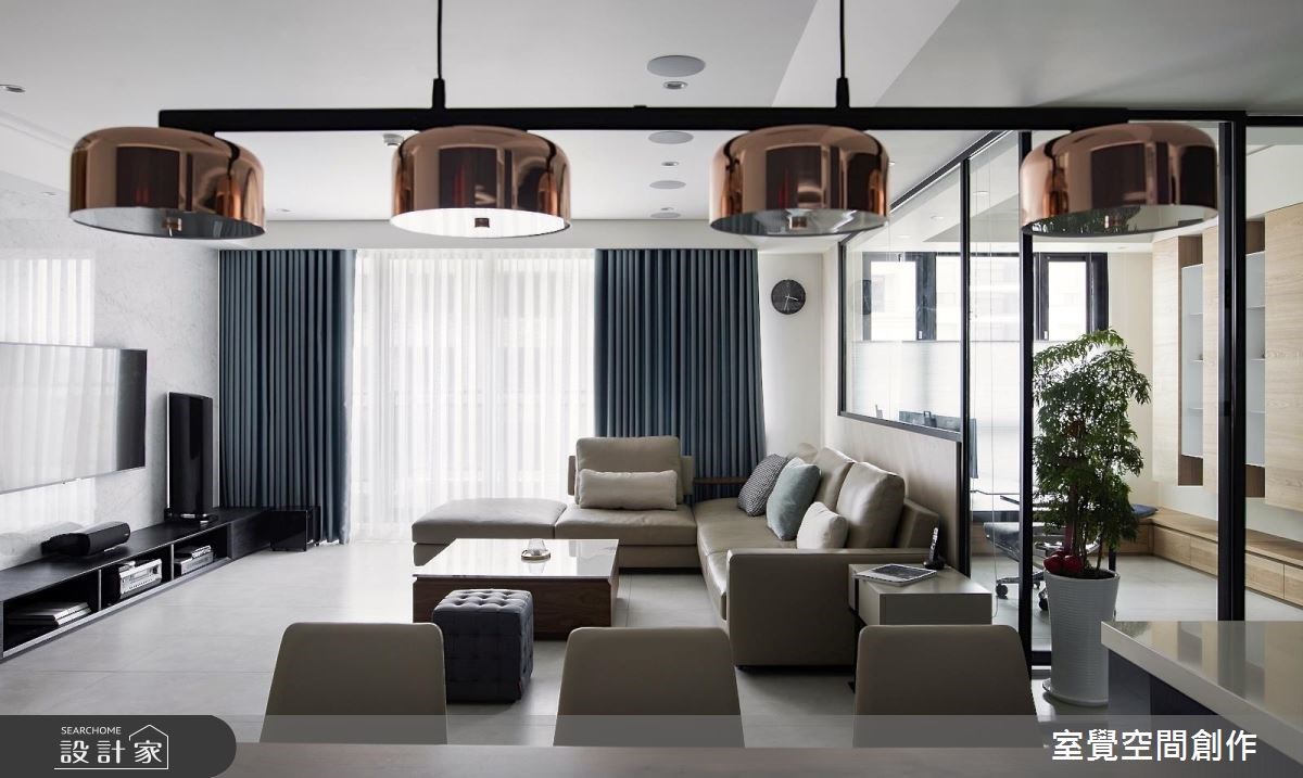 28坪新成屋(5年以下)＿現代風客廳案例圖片＿室覺空間創作＿室覺_23之5
