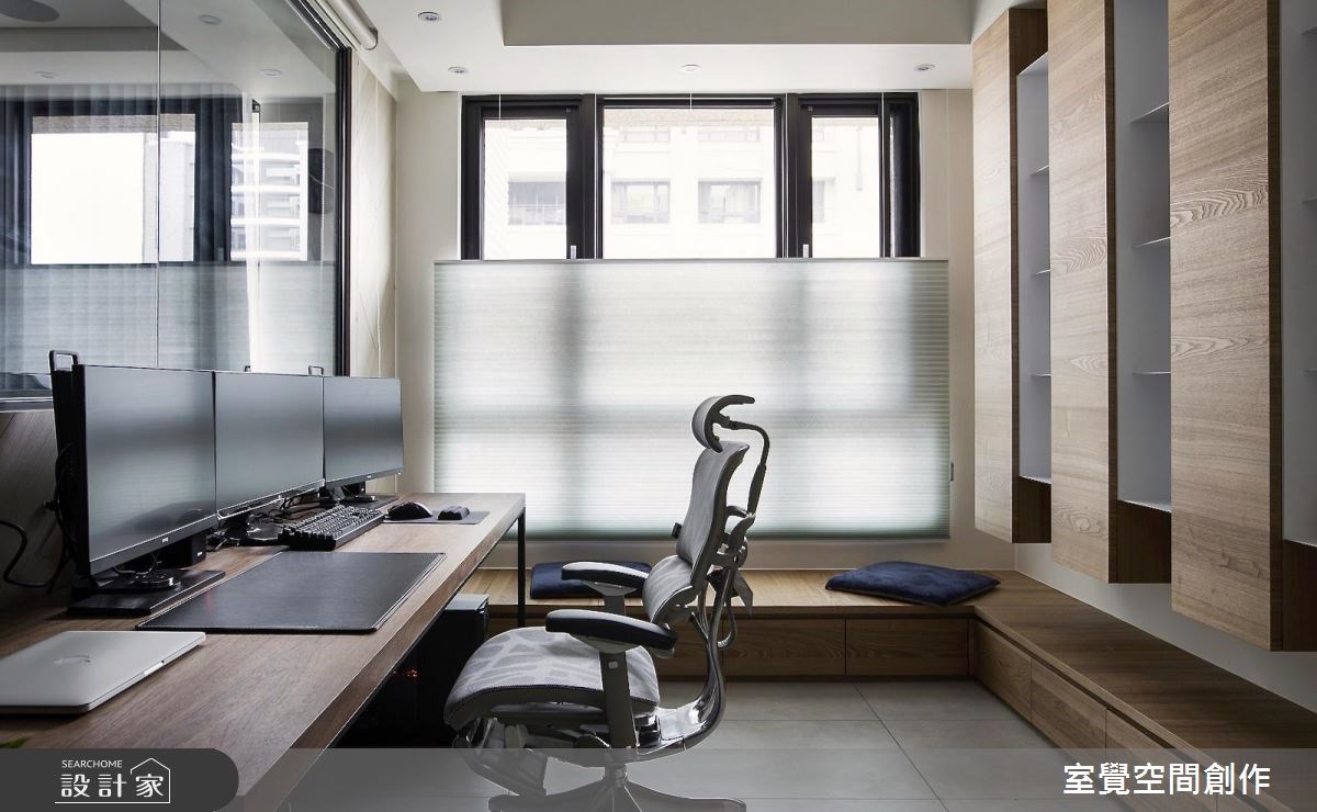 28坪新成屋(5年以下)＿現代風書房案例圖片＿室覺空間創作＿室覺_23之9