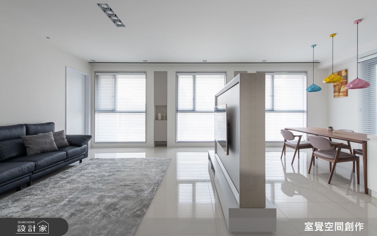 40坪新成屋(5年以下)＿現代風客廳案例圖片＿室覺空間創作＿室覺_24之10