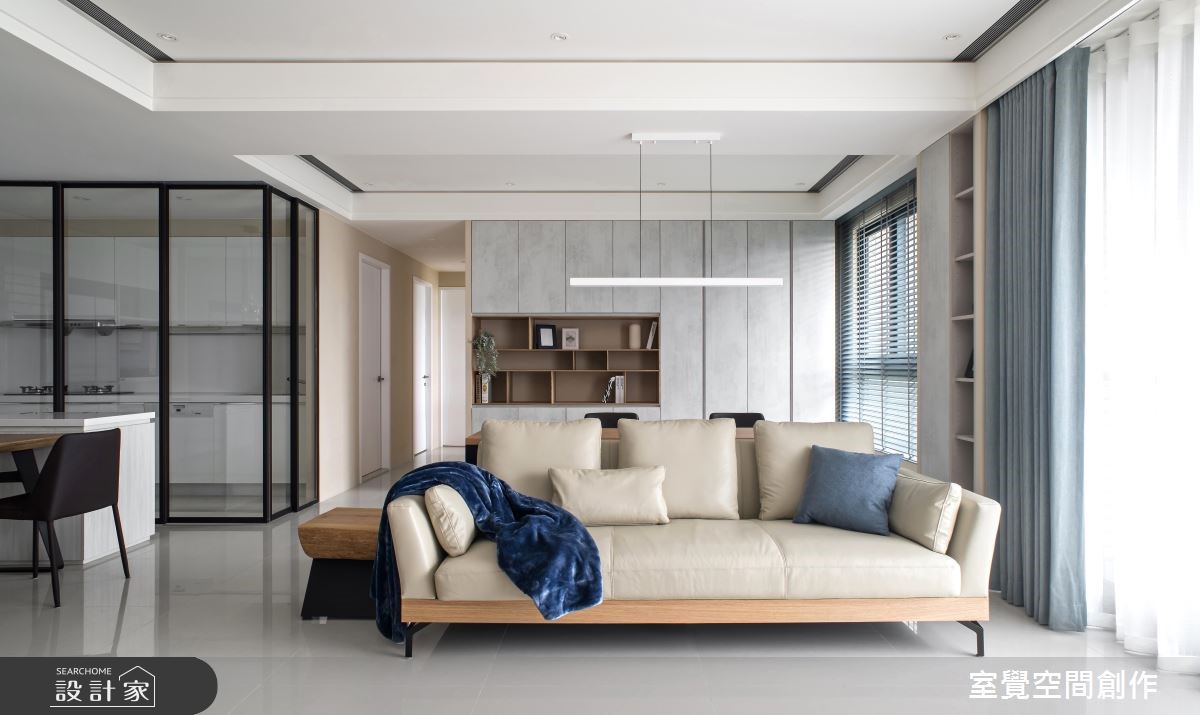 40坪新成屋(5年以下)＿現代風客廳案例圖片＿室覺空間創作＿室覺_25之6
