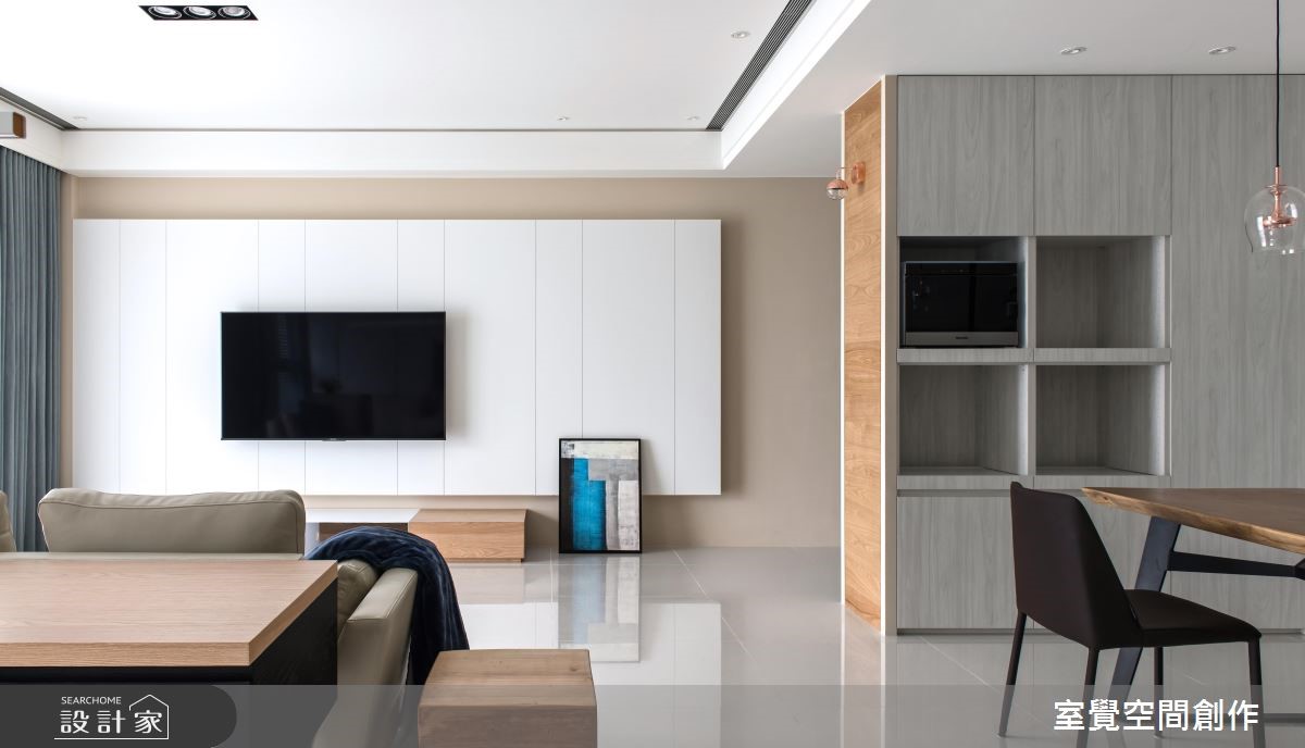 40坪新成屋(5年以下)＿現代風客廳案例圖片＿室覺空間創作＿室覺_25之9