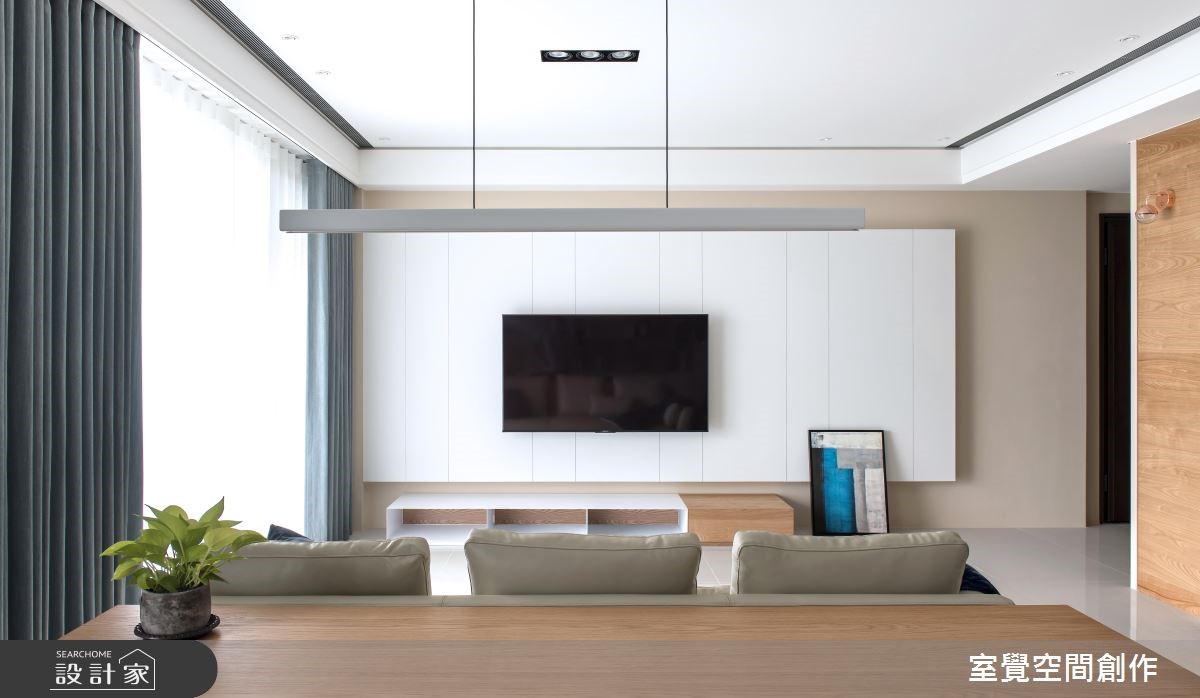 40坪新成屋(5年以下)＿現代風客廳案例圖片＿室覺空間創作＿室覺_25之10