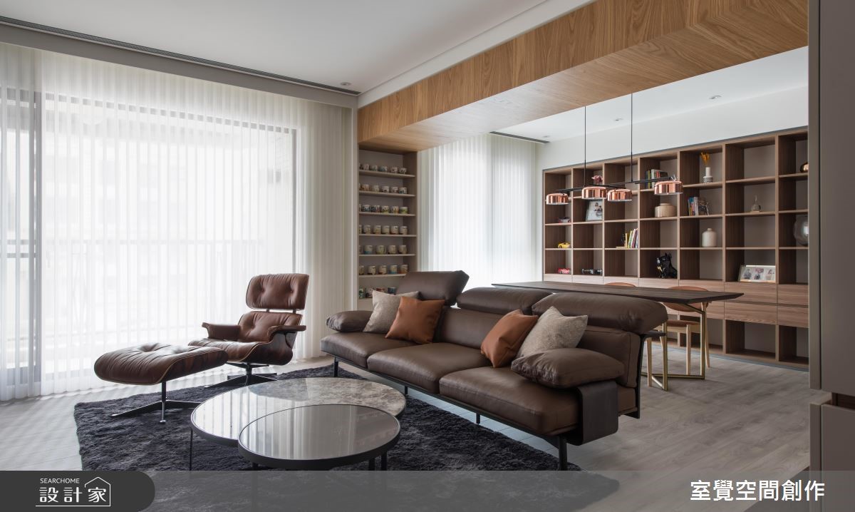 35坪新成屋(5年以下)＿現代風客廳案例圖片＿室覺空間創作＿室覺_26之2