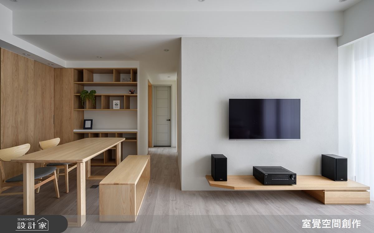 15坪新成屋(5年以下)＿簡約風客廳餐廳案例圖片＿室覺空間創作＿室覺_27之4