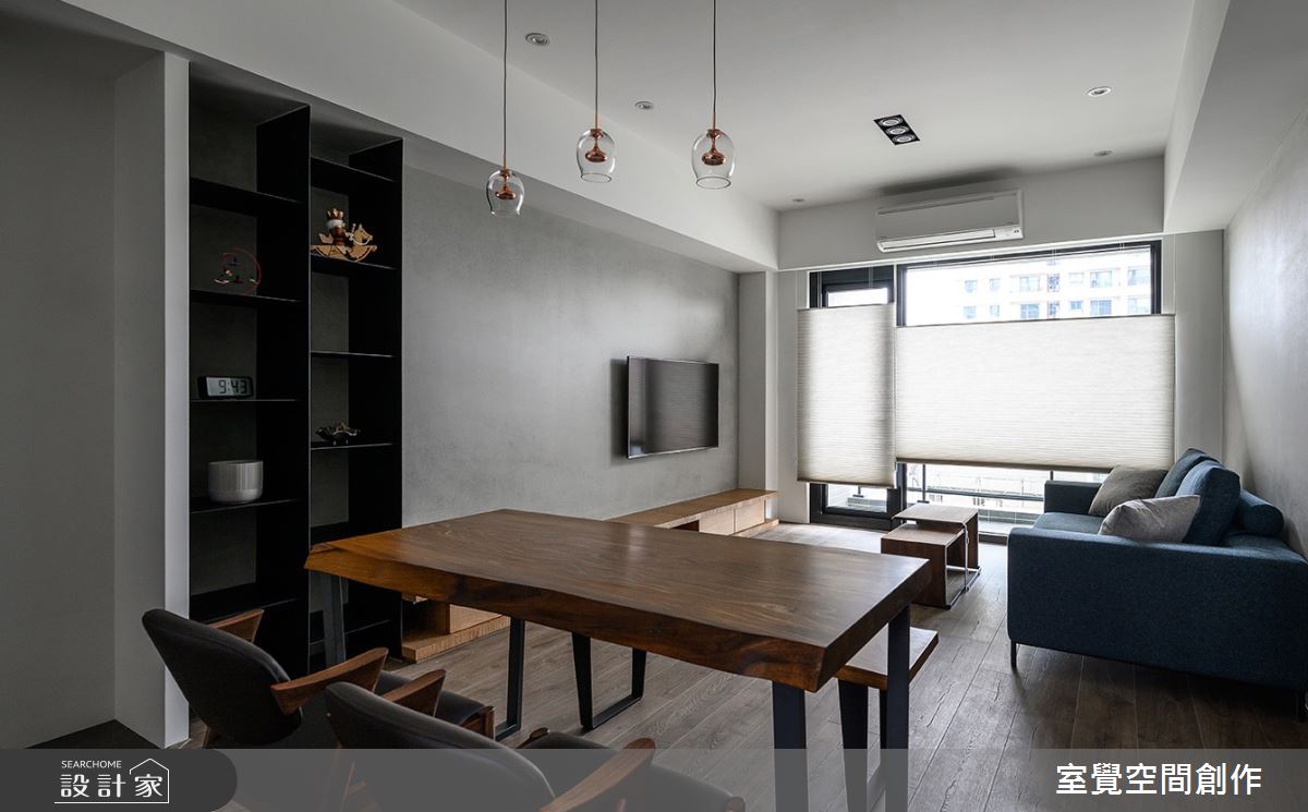 15坪新成屋(5年以下)＿現代風客廳餐廳案例圖片＿室覺空間創作＿室覺_28之5