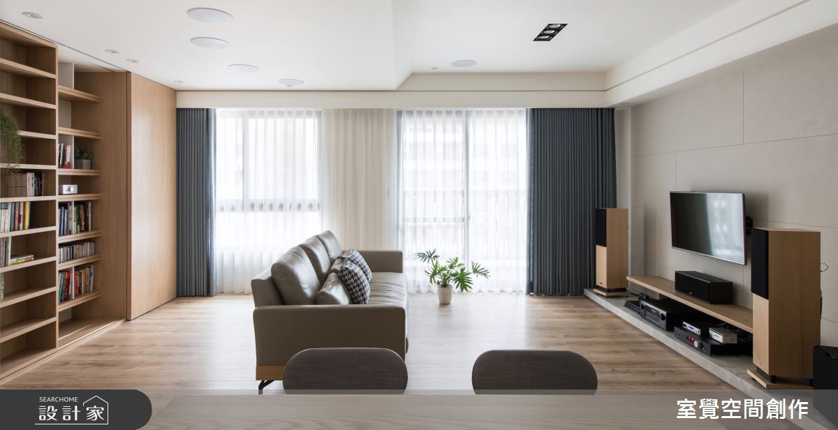 19坪新成屋(5年以下)＿現代風客廳案例圖片＿室覺空間創作＿室覺_30之7