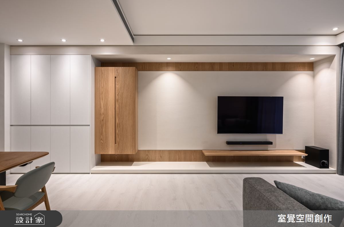 29坪中古屋(5~15年)＿簡約風客廳案例圖片＿室覺空間創作＿室覺_33之2