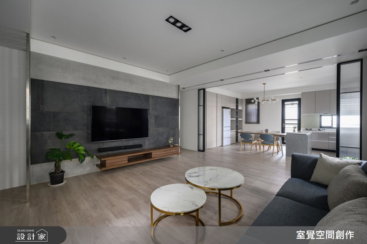 30坪新成屋(5年以下)＿現代風客廳案例圖片＿室覺空間創作＿室覺_35之4