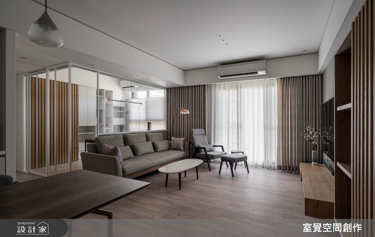 25坪新成屋(5年以下)＿日式無印風客廳案例圖片＿室覺空間創作＿室覺_36之1