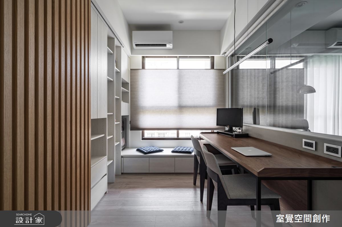25坪新成屋(5年以下)＿日式無印風書房臥榻案例圖片＿室覺空間創作＿室覺_36之7