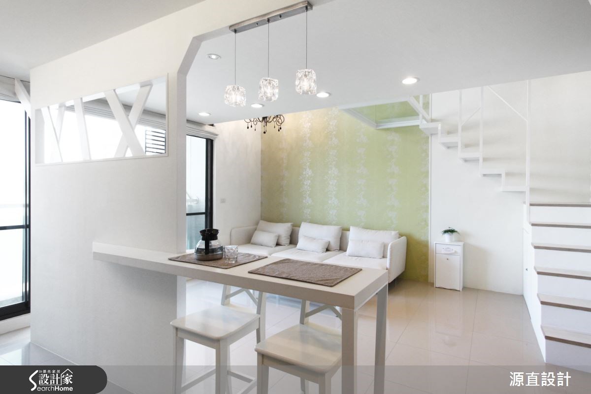 18坪新成屋(5年以下)＿現代風吧檯樓梯案例圖片＿源直聯合設計事務所＿源直_05之14