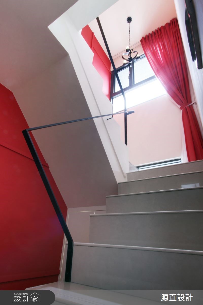 35坪新成屋(5年以下)＿混搭風樓梯案例圖片＿源直聯合設計事務所＿源直_13之13
