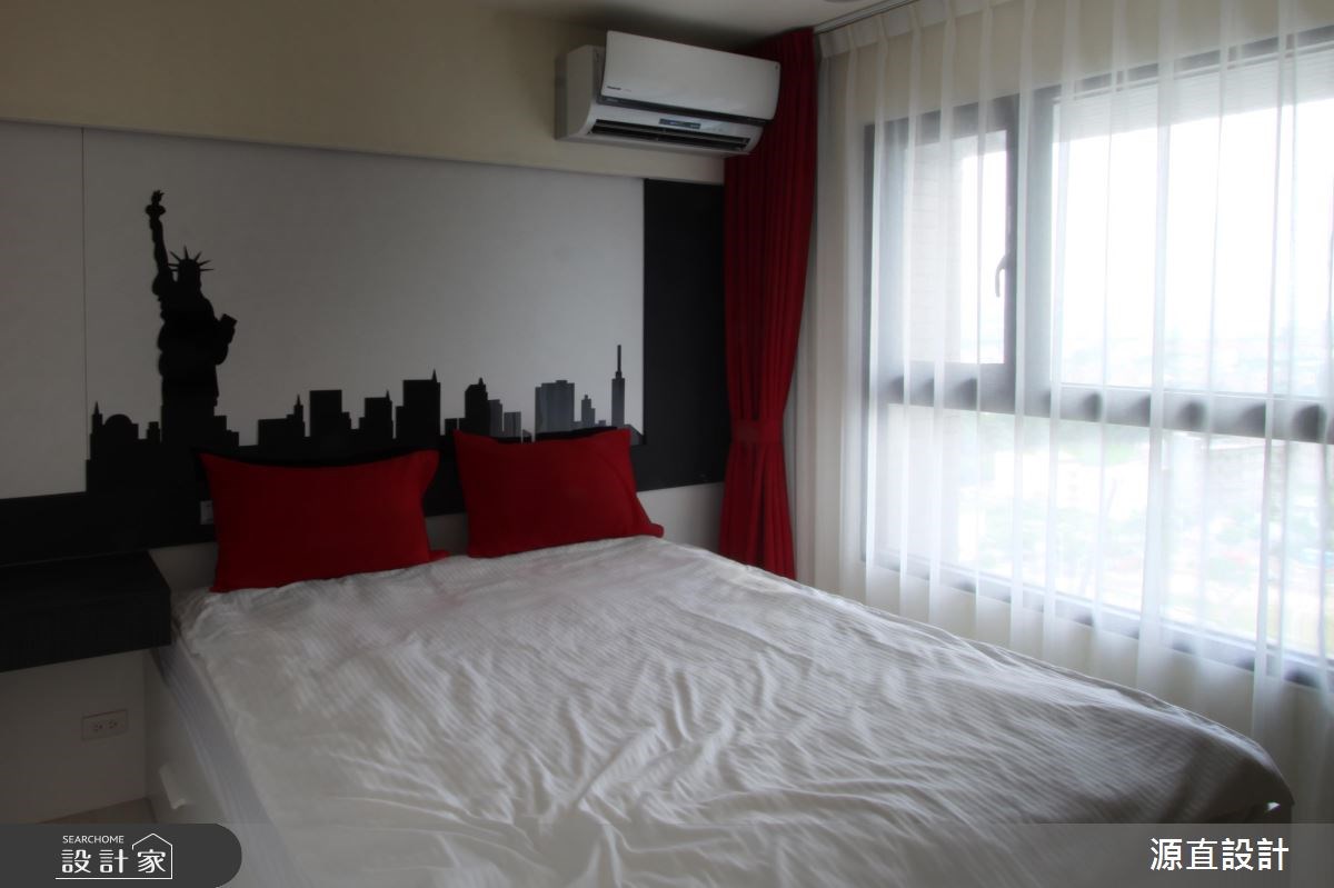 35坪新成屋(5年以下)＿混搭風臥室案例圖片＿源直聯合設計事務所＿源直_13之23