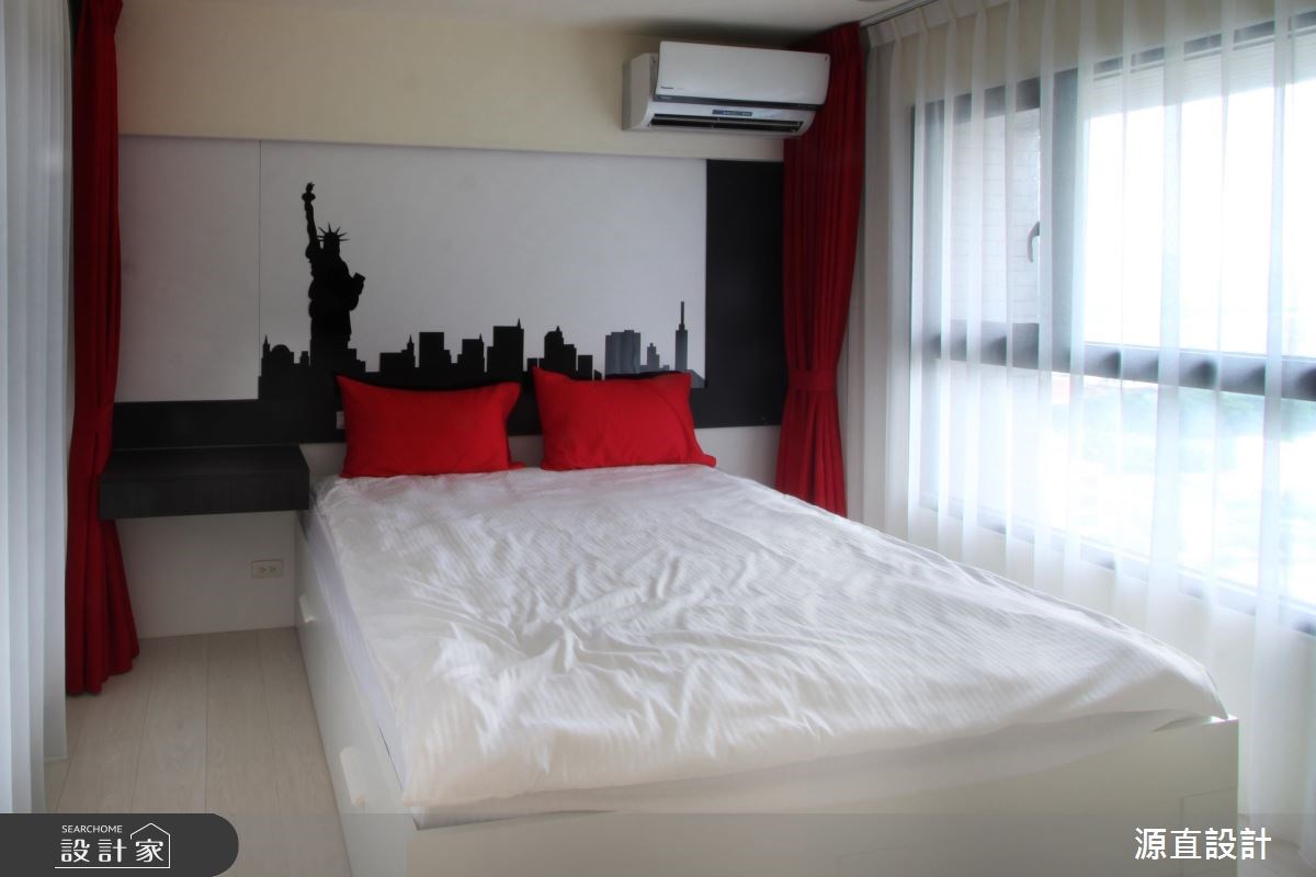 35坪新成屋(5年以下)＿混搭風臥室案例圖片＿源直聯合設計事務所＿源直_13之24