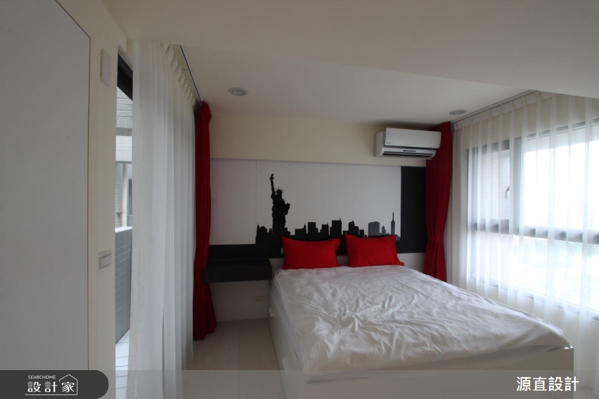 35坪新成屋(5年以下)＿混搭風臥室案例圖片＿源直聯合設計事務所＿源直_13之25