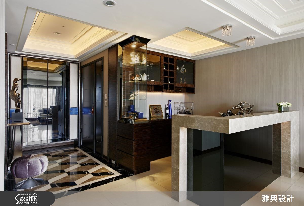 80坪新成屋(5年以下)＿奢華風吧檯案例圖片＿雅典設計工程有限公司＿雅典_29之2