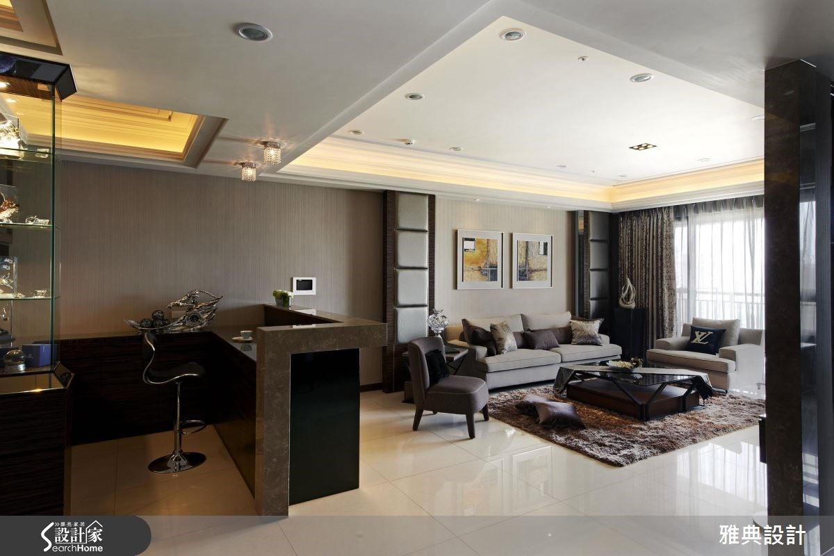 80坪新成屋(5年以下)＿奢華風客廳案例圖片＿雅典設計工程有限公司＿雅典_29之3