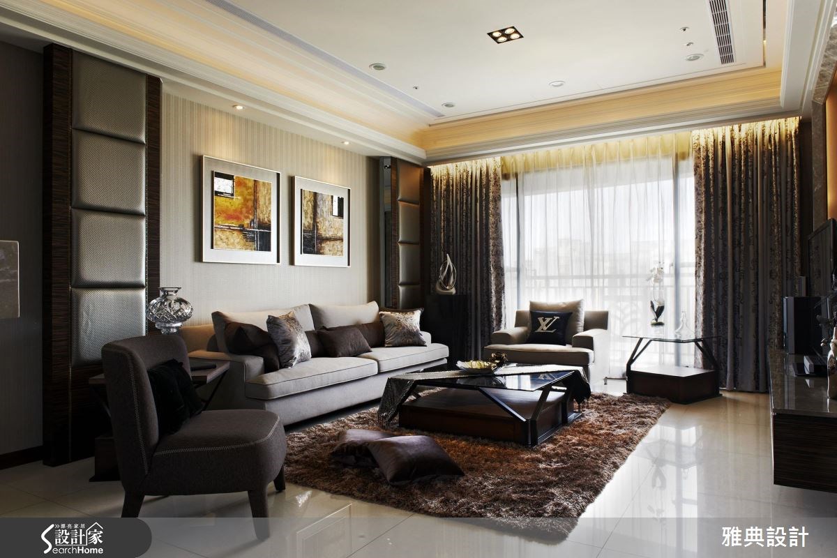 80坪新成屋(5年以下)＿奢華風客廳案例圖片＿雅典設計工程有限公司＿雅典_29之5