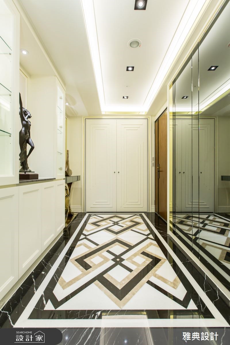100坪預售屋＿奢華風玄關案例圖片＿雅典設計工程有限公司＿雅典_33之2