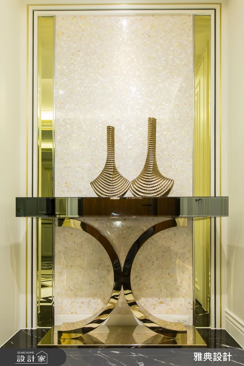 100坪預售屋＿奢華風玄關案例圖片＿雅典設計工程有限公司＿雅典_33之5