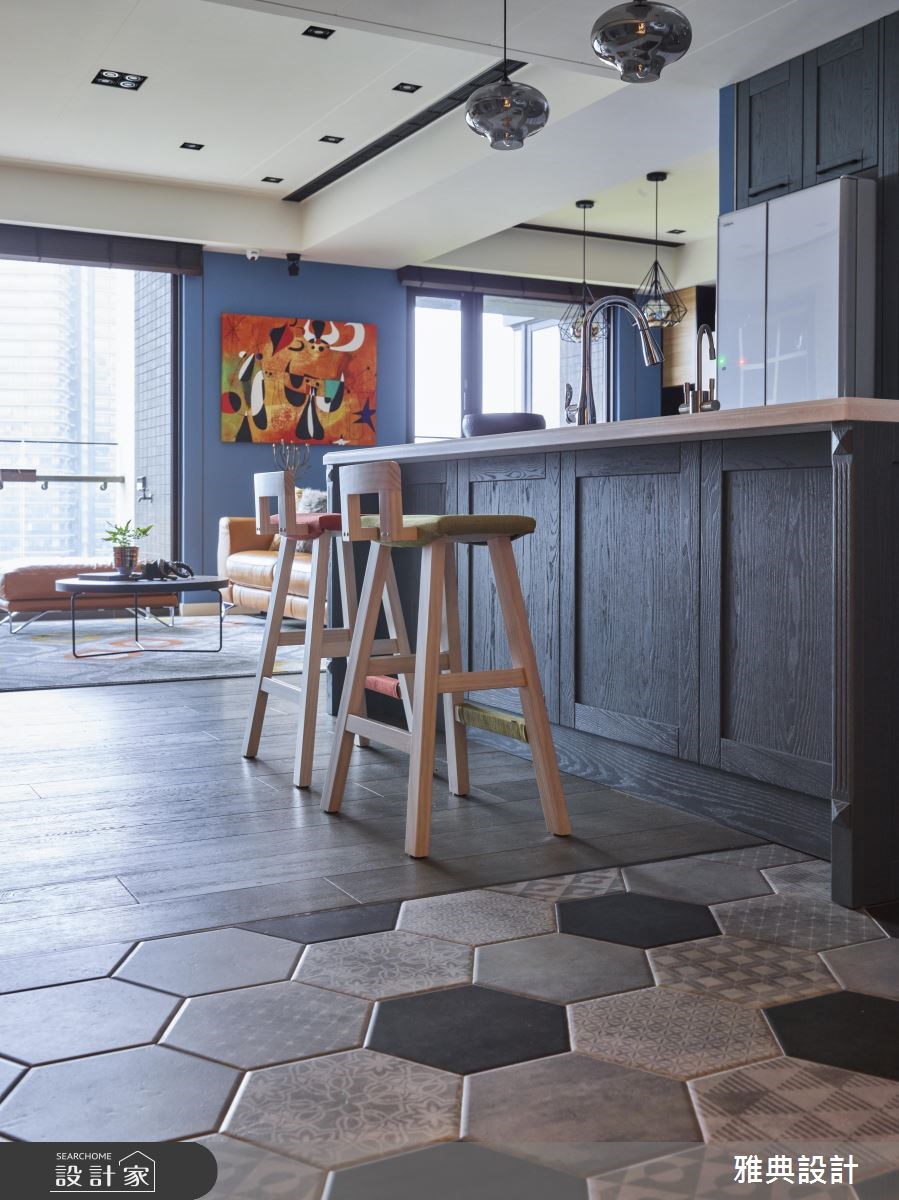 43坪新成屋(5年以下)＿工業風客廳吧檯案例圖片＿雅典設計工程有限公司＿雅典_34之1