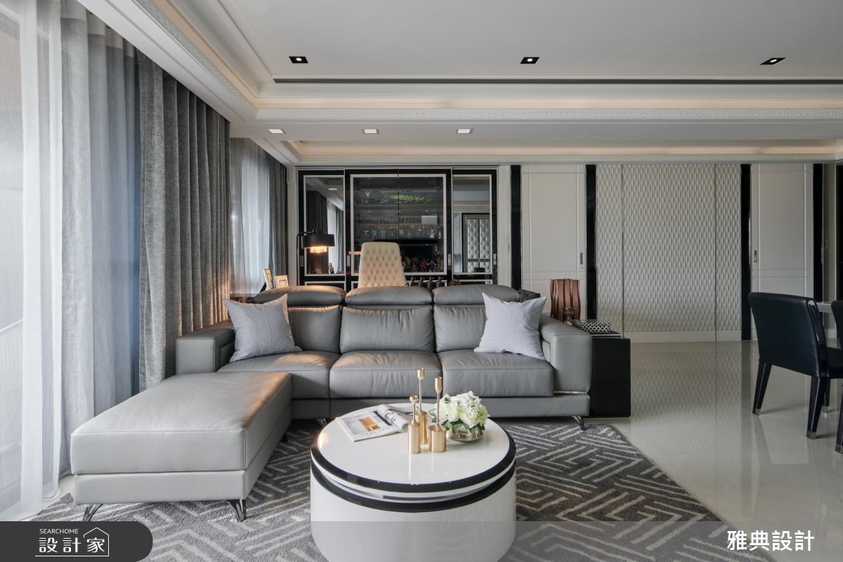35坪新成屋(5年以下)＿奢華風客廳案例圖片＿雅典設計工程有限公司＿雅典_35之8