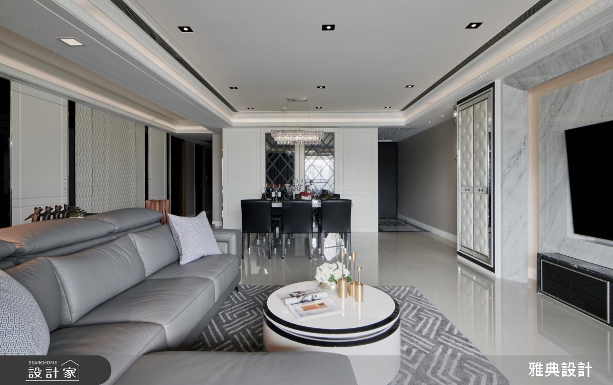 35坪新成屋(5年以下)＿奢華風客廳案例圖片＿雅典設計工程有限公司＿雅典_35之6