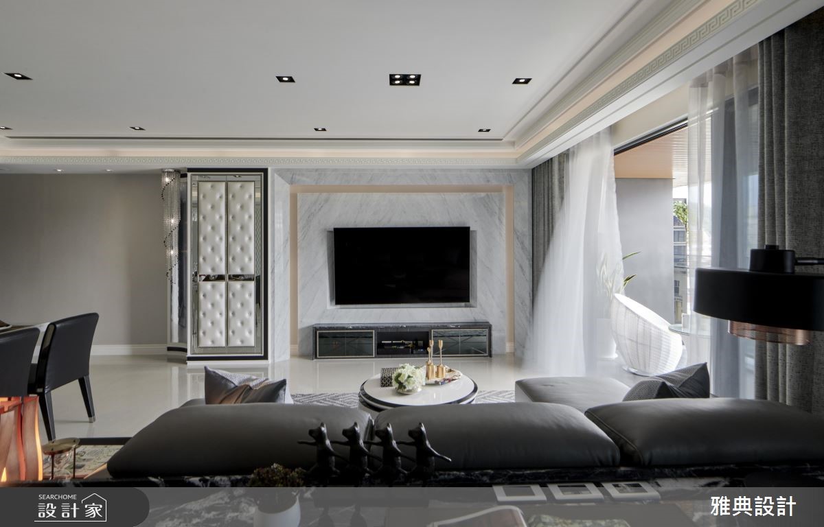 35坪新成屋(5年以下)＿奢華風客廳案例圖片＿雅典設計工程有限公司＿雅典_35之13