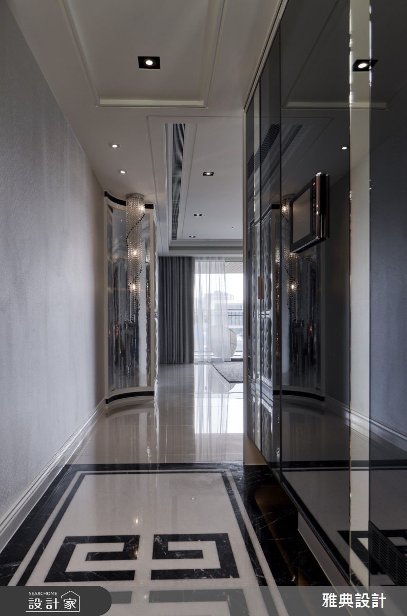 35坪新成屋(5年以下)＿奢華風玄關案例圖片＿雅典設計工程有限公司＿雅典_35之1