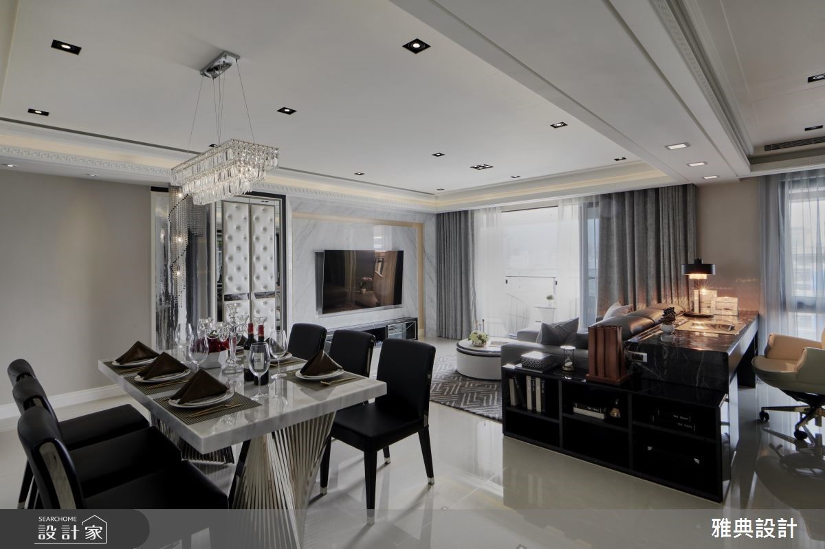 35坪新成屋(5年以下)＿奢華風餐廳案例圖片＿雅典設計工程有限公司＿雅典_35之10