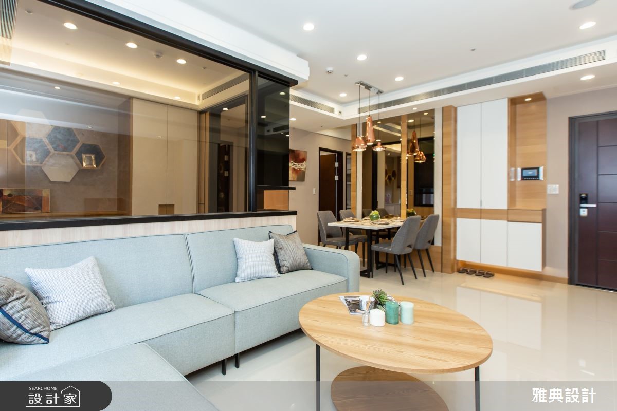 46坪新成屋(5年以下)＿簡約風客廳案例圖片＿雅典設計工程有限公司＿雅典_36之6