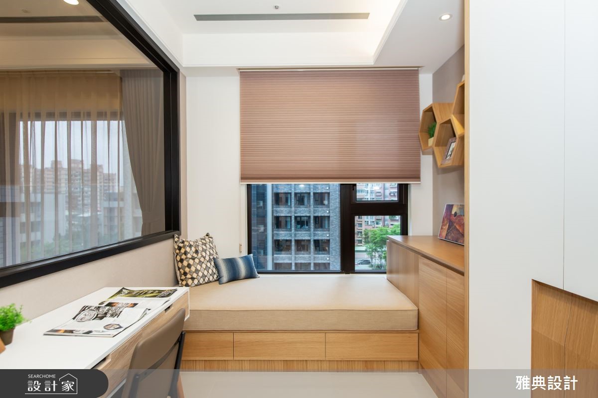 46坪新成屋(5年以下)＿簡約風書房臥榻案例圖片＿雅典設計工程有限公司＿雅典_36之11
