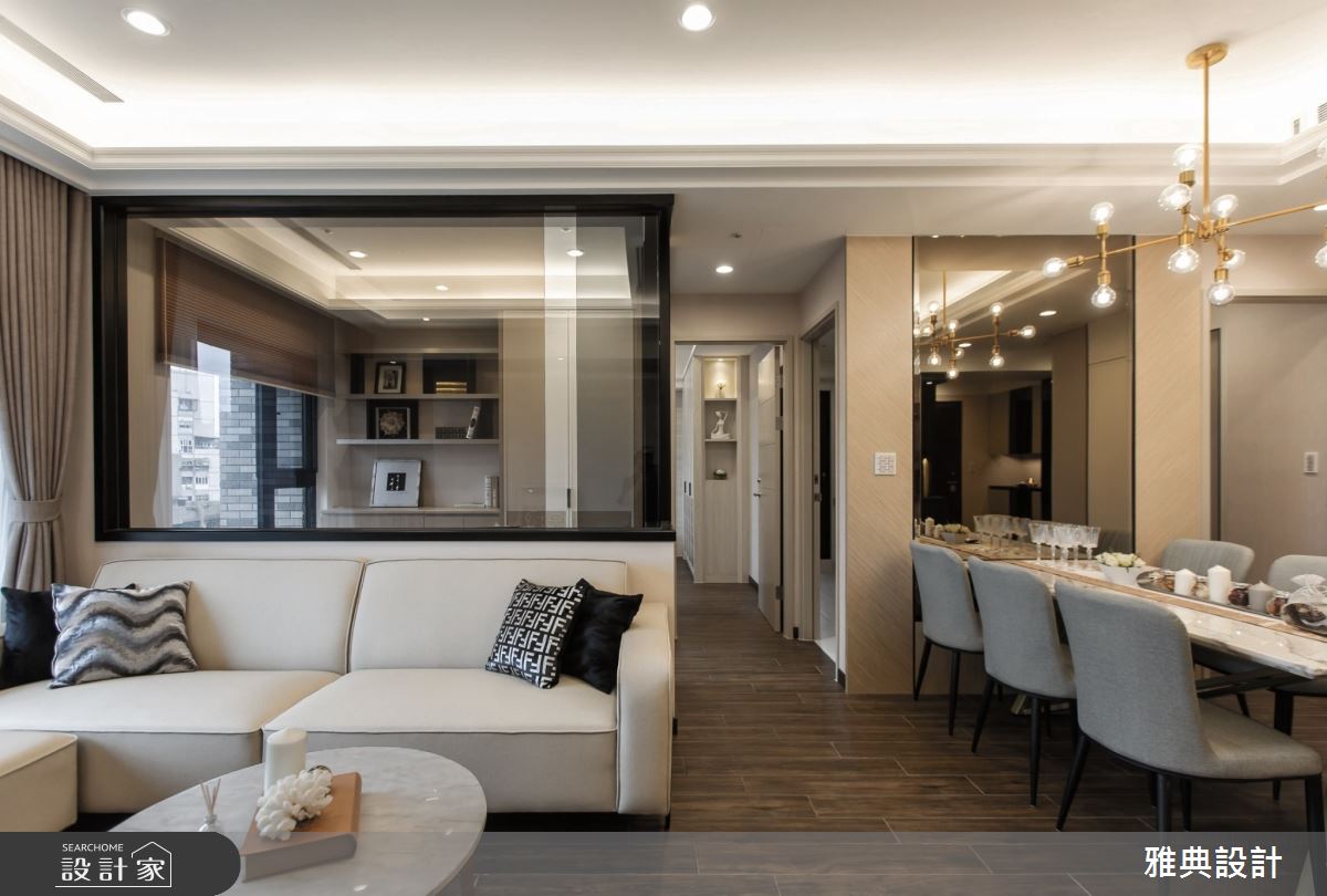 46坪新成屋(5年以下)＿現代風客廳餐廳案例圖片＿雅典設計工程有限公司＿雅典_37之8