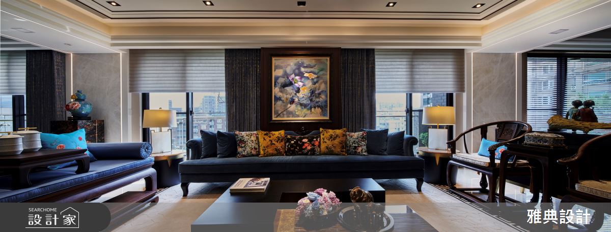 110坪預售屋＿新中式風客廳案例圖片＿雅典設計工程有限公司＿雅典_38之6