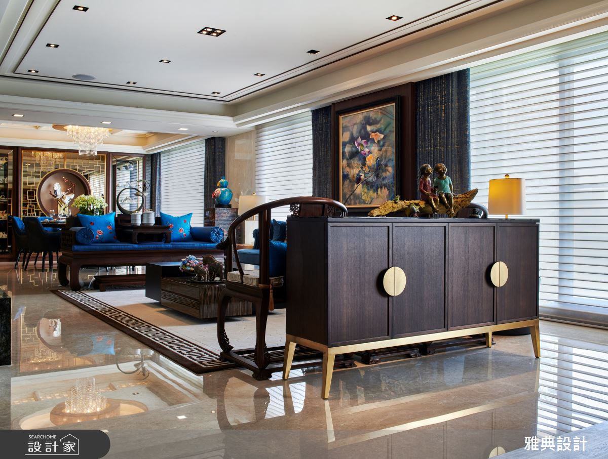 110坪預售屋＿新中式風客廳案例圖片＿雅典設計工程有限公司＿雅典_38之7