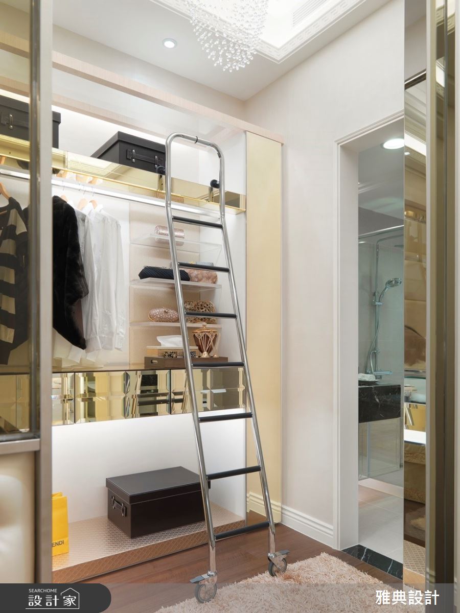 42坪新成屋(5年以下)＿奢華風更衣間案例圖片＿雅典設計工程有限公司＿雅典_40之17