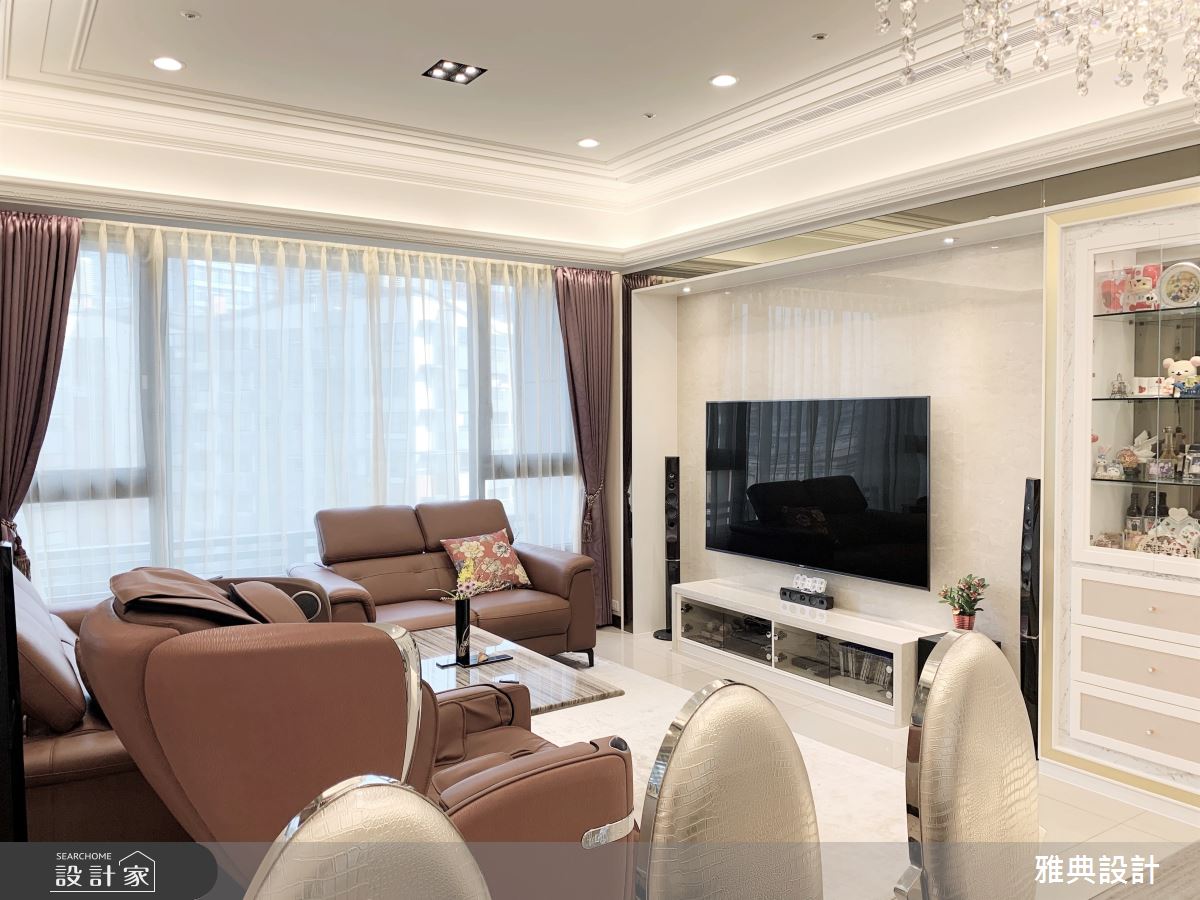35坪新成屋(5年以下)＿奢華風客廳案例圖片＿雅典設計工程有限公司＿雅典_42之2