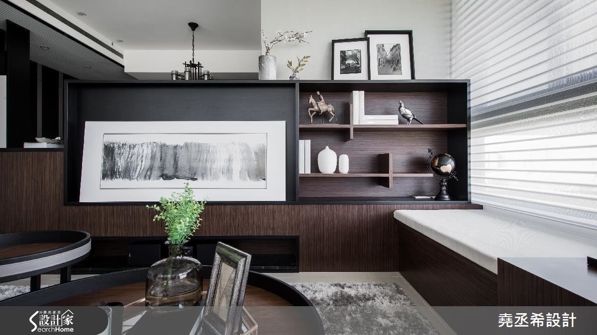 26坪新成屋(5年以下)＿現代風客廳臥榻案例圖片＿堯丞希設計＿堯丞希_08之11