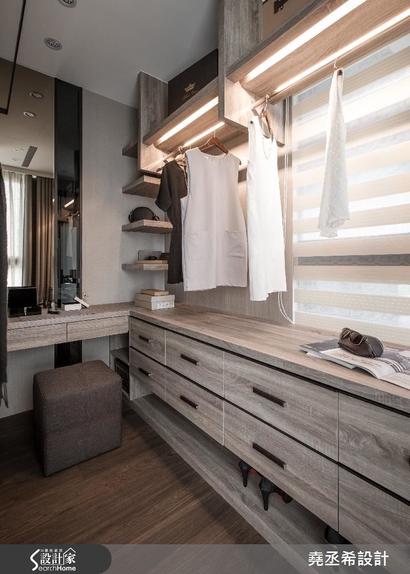 26坪新成屋(5年以下)＿現代風更衣間案例圖片＿堯丞希設計＿堯丞希_08之27