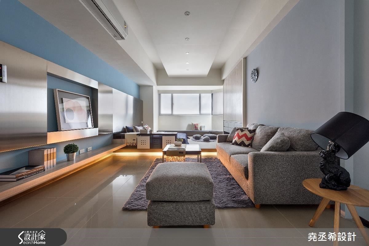 13坪新成屋(5年以下)＿現代風客廳案例圖片＿堯丞希設計＿堯丞希_13之1