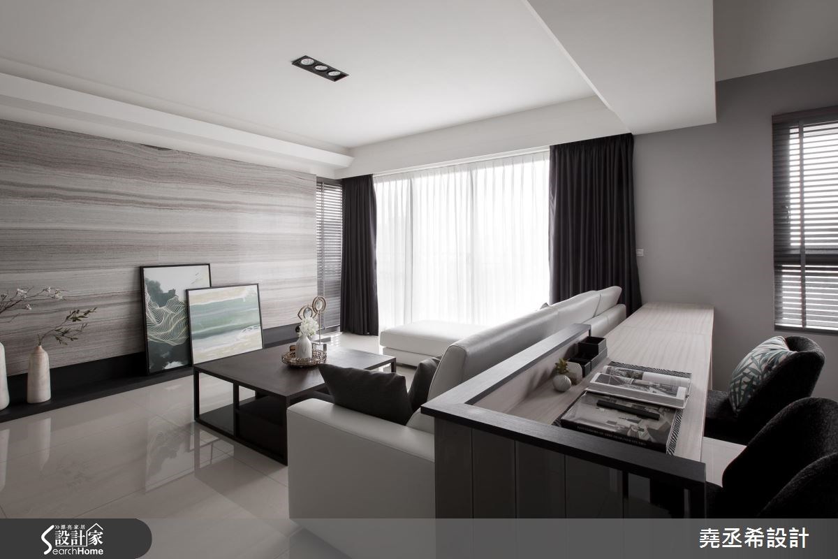 45坪新成屋(5年以下)＿混搭風客廳工作區案例圖片＿堯丞希設計＿堯丞希_15之10