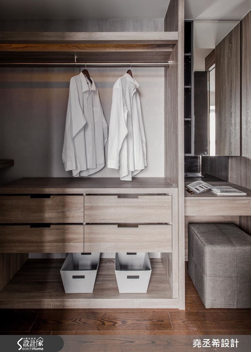 45坪新成屋(5年以下)＿混搭風更衣間案例圖片＿堯丞希設計＿堯丞希_15之23
