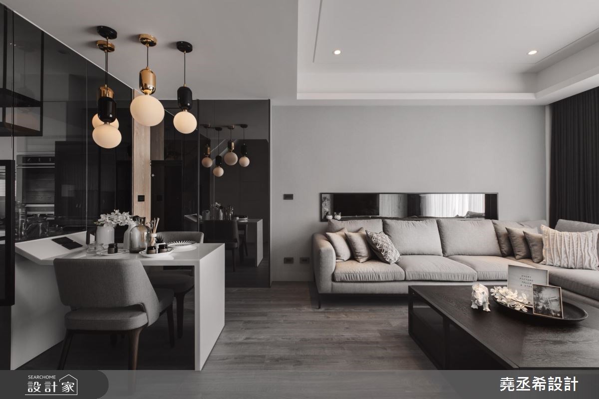 80坪新成屋(5年以下)＿現代風客廳餐廳案例圖片＿堯丞希設計＿堯丞希_17之3