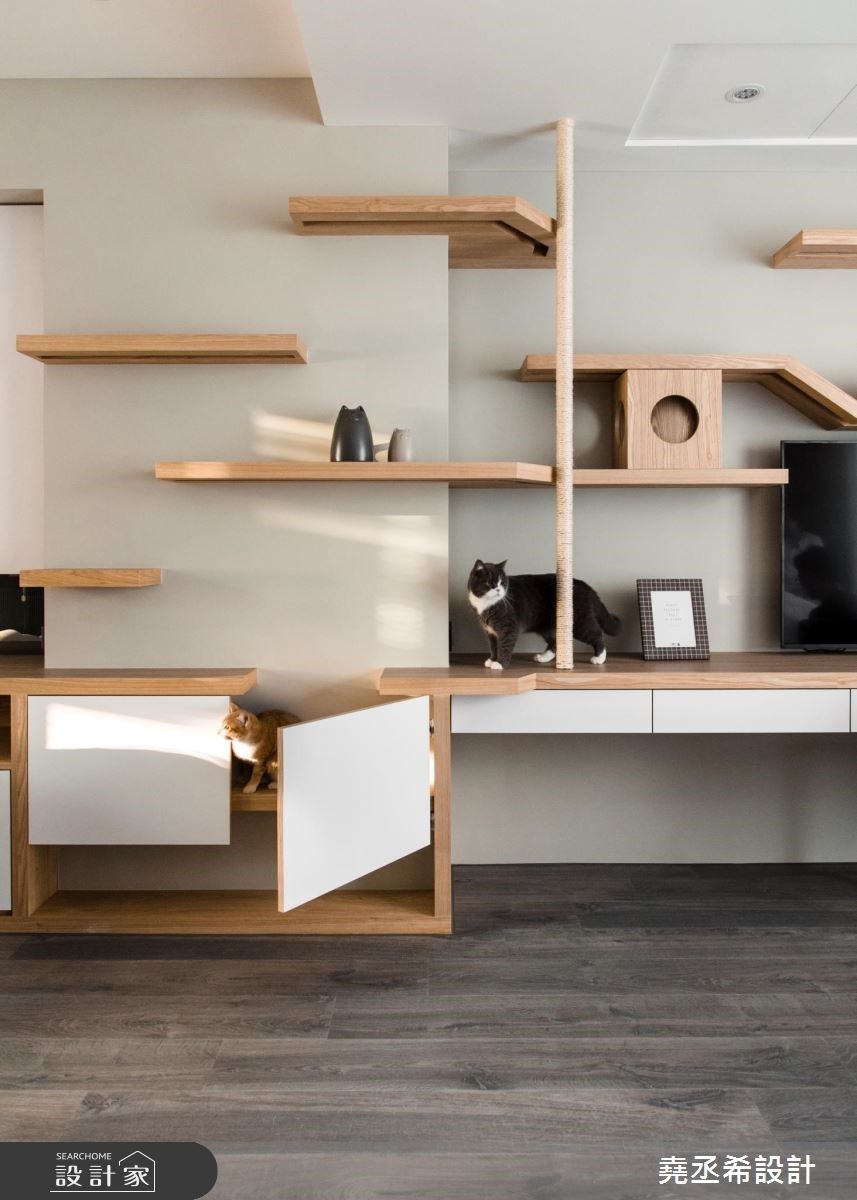 80坪新成屋(5年以下)＿現代風臥室寵物案例圖片＿堯丞希設計＿堯丞希_17之24