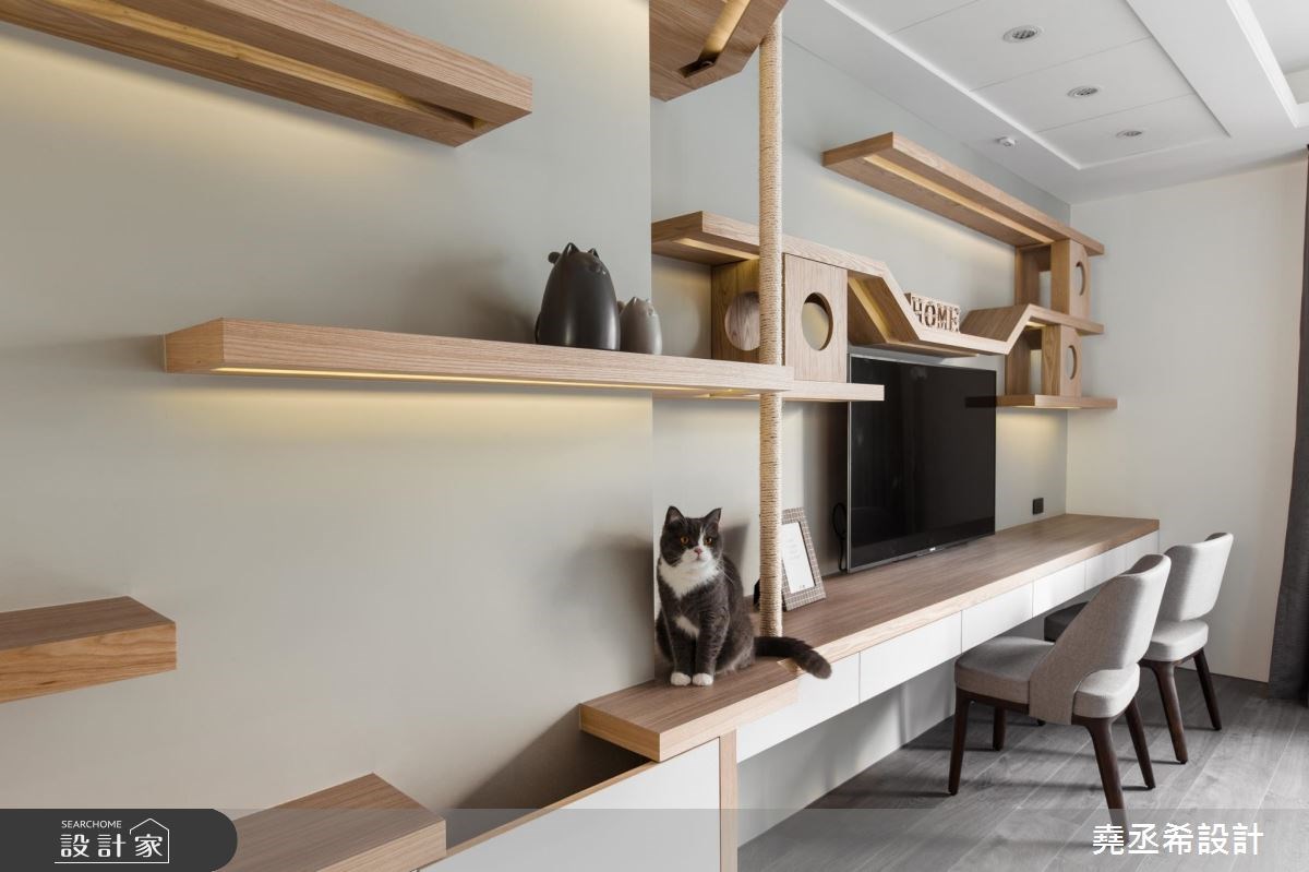 80坪新成屋(5年以下)＿現代風臥室寵物案例圖片＿堯丞希設計＿堯丞希_17之25