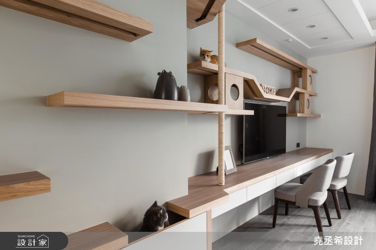 80坪新成屋(5年以下)＿現代風臥室寵物案例圖片＿堯丞希設計＿堯丞希_17之26